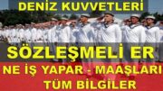 Sözleşmeli Er Ne Yapar?