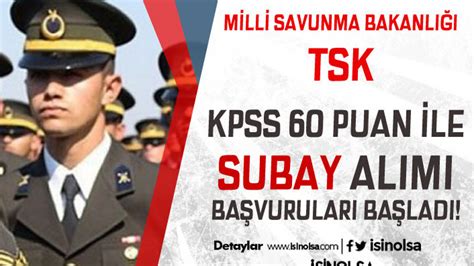 TSK Personel Alımı Başvuruları 2024