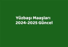 Yüzbaşı Maaşları 2024