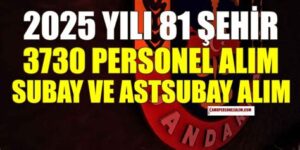 Astsubay Alım İlanları 2025