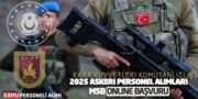 Kara Kuvvetleri Personel Alımı 2025