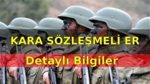 Sözleşmeli Er Alımları 2025